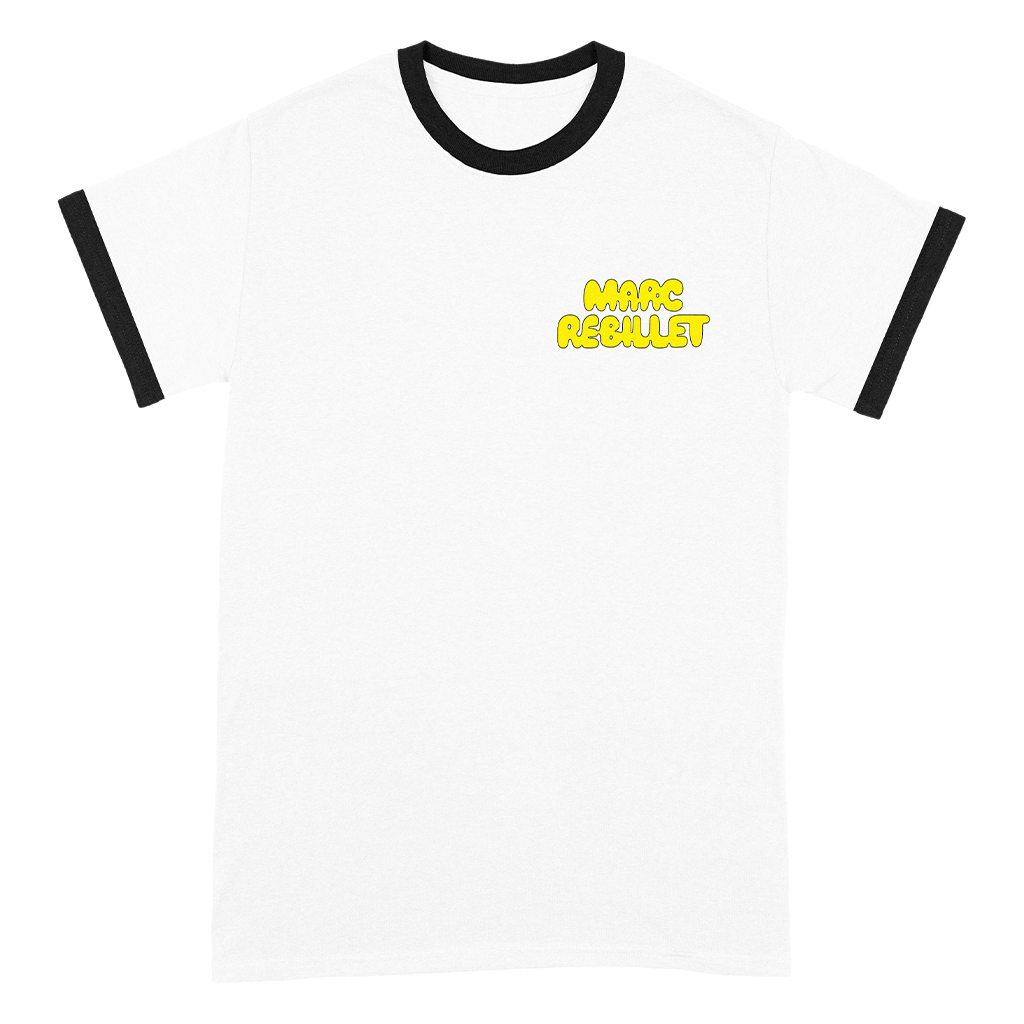 chiiiibag Ringer T-shirt♡ホワイト×ブラック　新品未開封 Marc Rebillet We Outside Tour 2024 Ringer T-Shirt - White/Black
