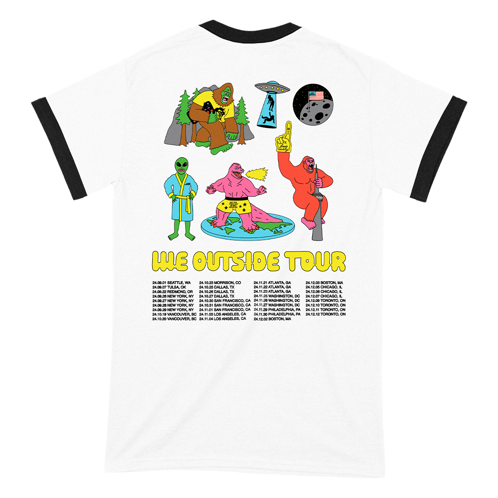 We Outside Tour 2024 Ringer T-Shirt