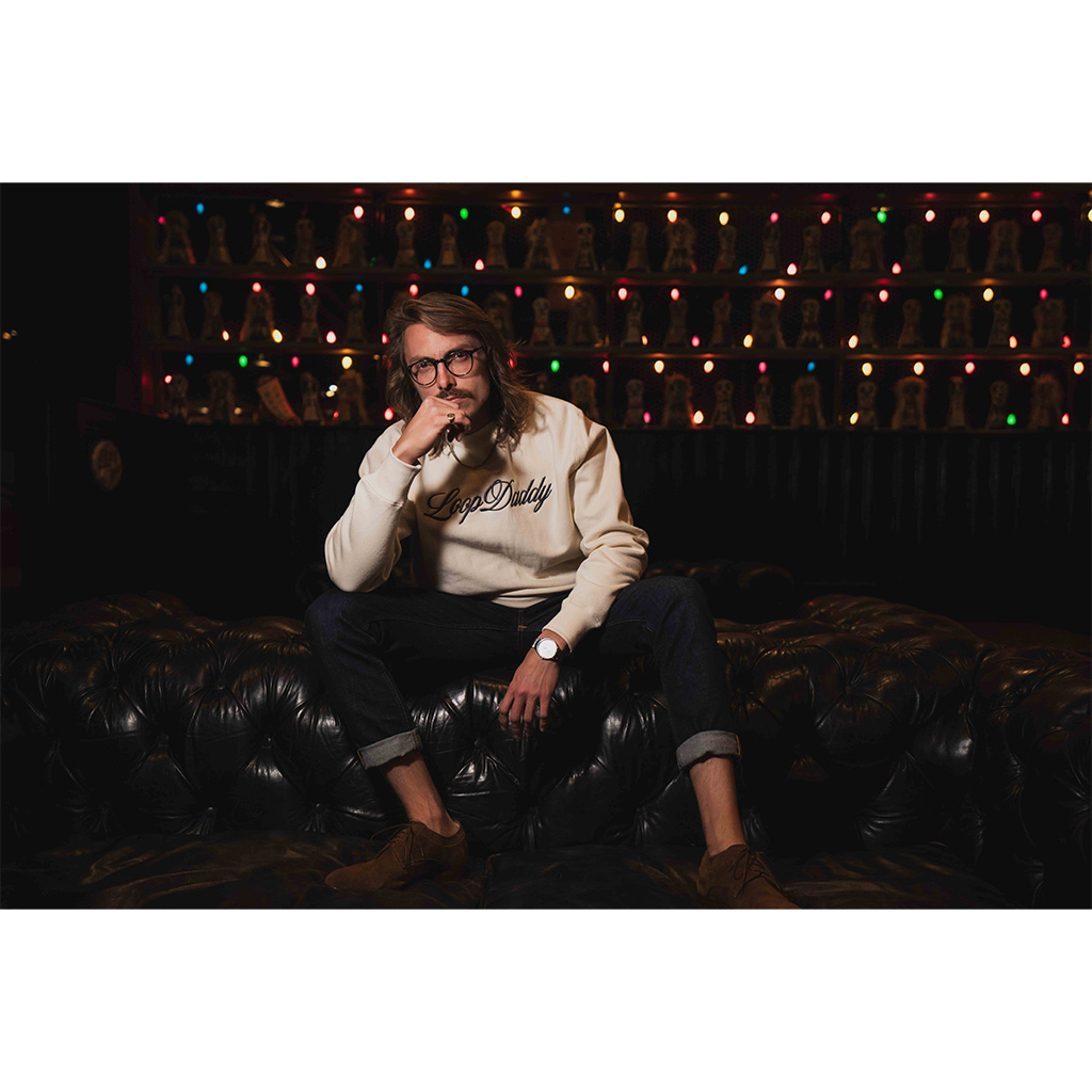 Loop Daddy Embroidered Crewneck Sweatshirt