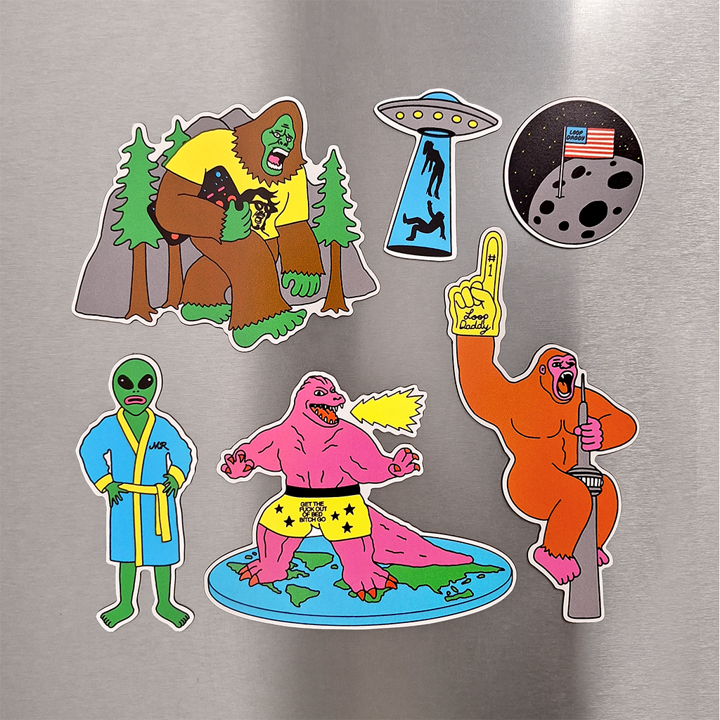 We Outside Tour 2024 USA & Canada Magnet Sheet