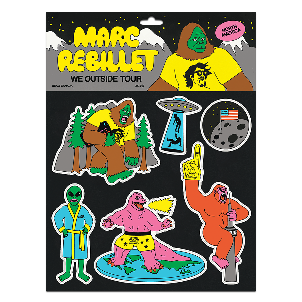 We Outside Tour 2024 USA & Canada Sticker Poster