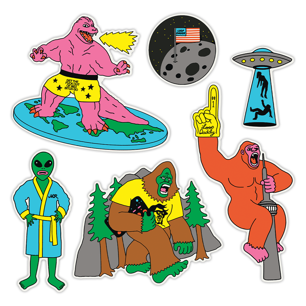 We Outside Tour 2024 USA & Canada Sticker Poster