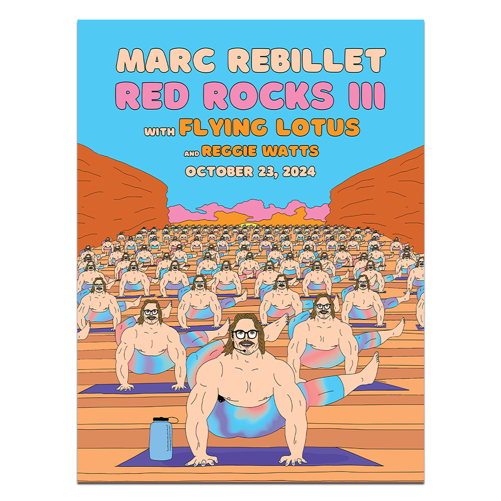 Morrison, CO Red Rocks Amphitheatre Poster - October 23, 2024