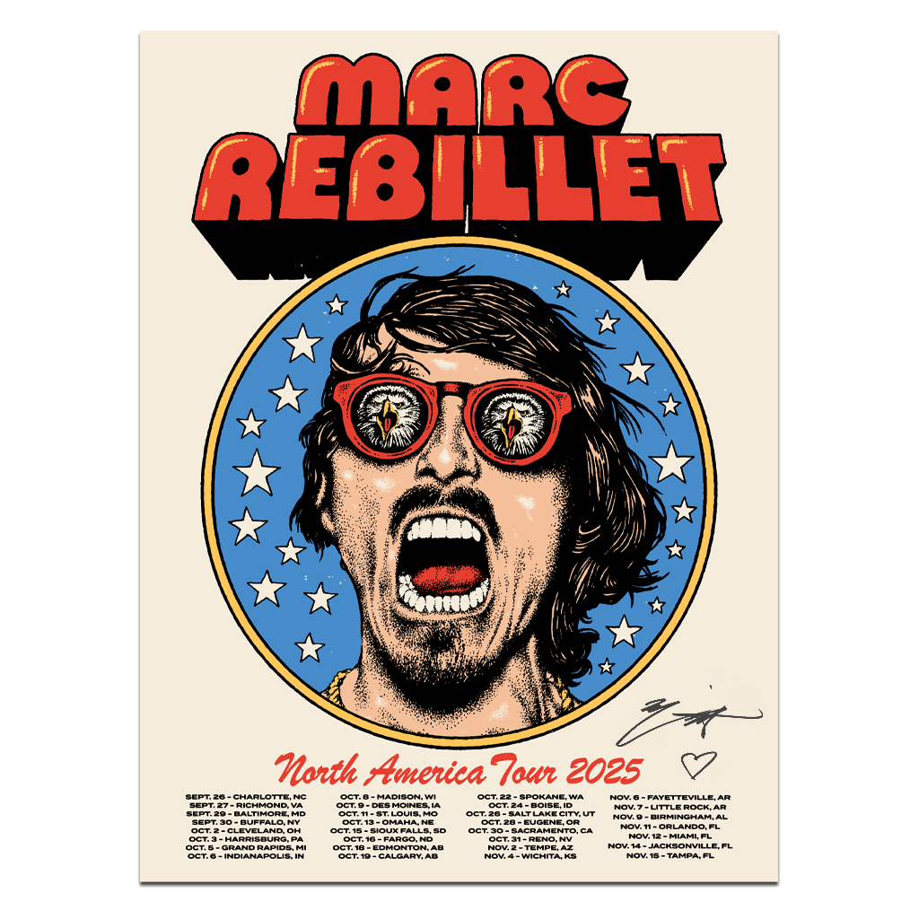 SIGNED Eagle Eyes North American Tour 2025 Poster