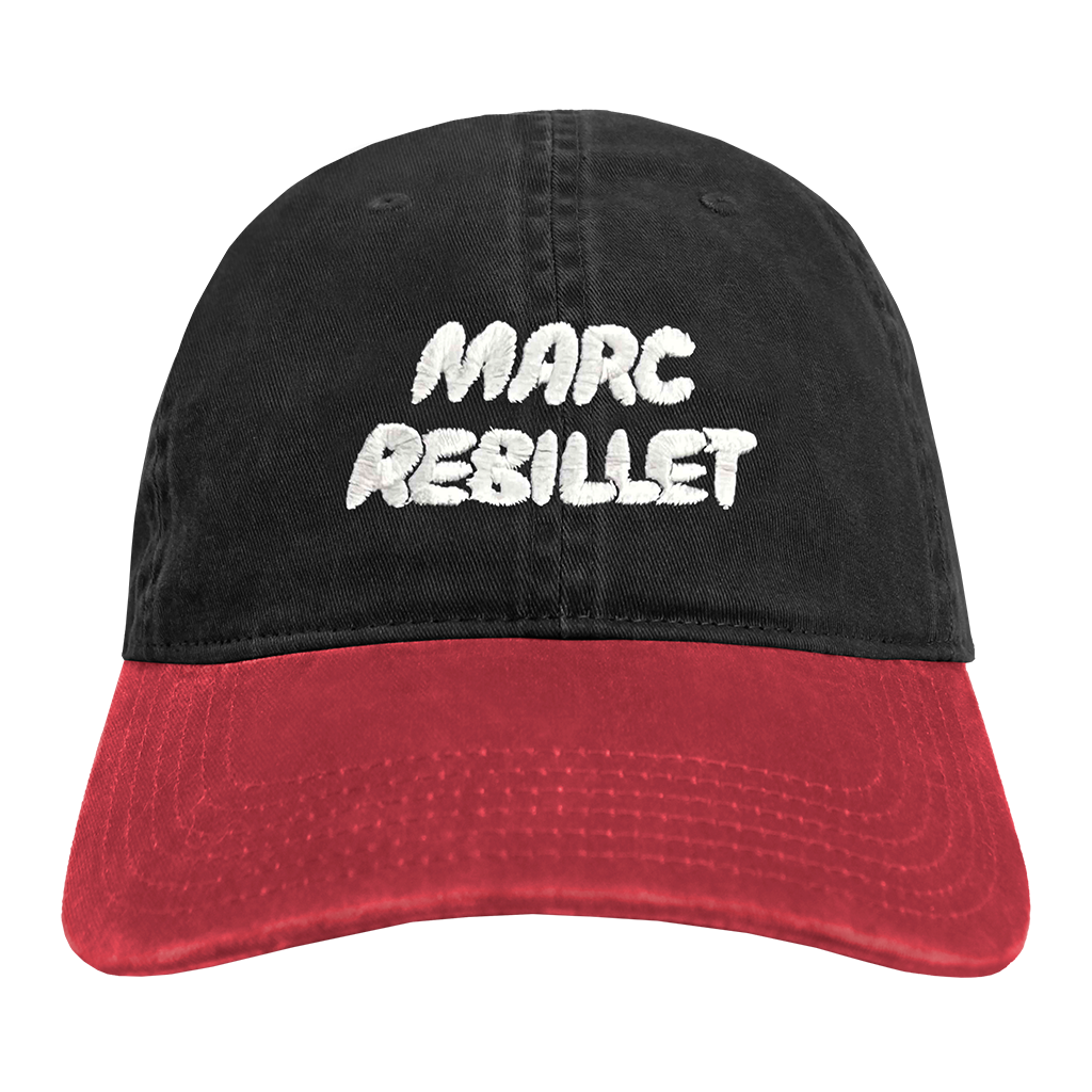 Marc Rebillet Bubble Letters Black/Red Dad Hat - Marc Rebillet Store