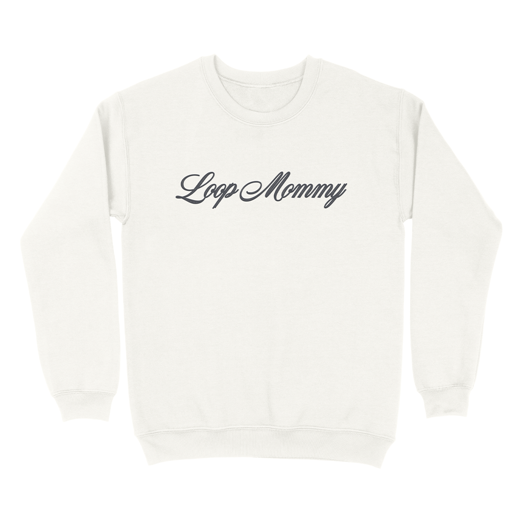 Loop Mommy Embroidered Crewneck Sweatshirt