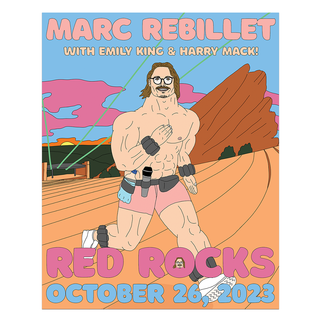 Morrison, CO Red Rocks Amphitheatre Poster - October 26, 2023